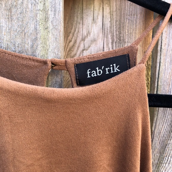 Suede brown romper - Picture 8 of 12